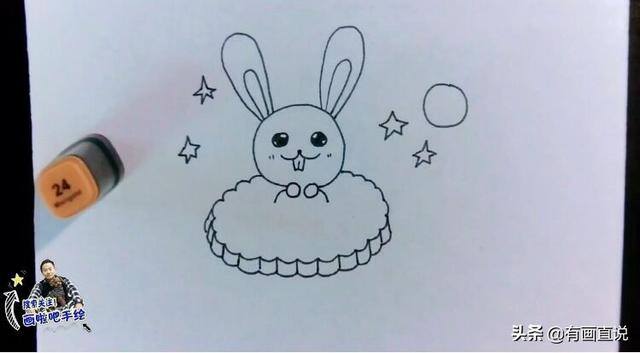 画一张中秋节的画（创意儿童画中秋节主题画）
