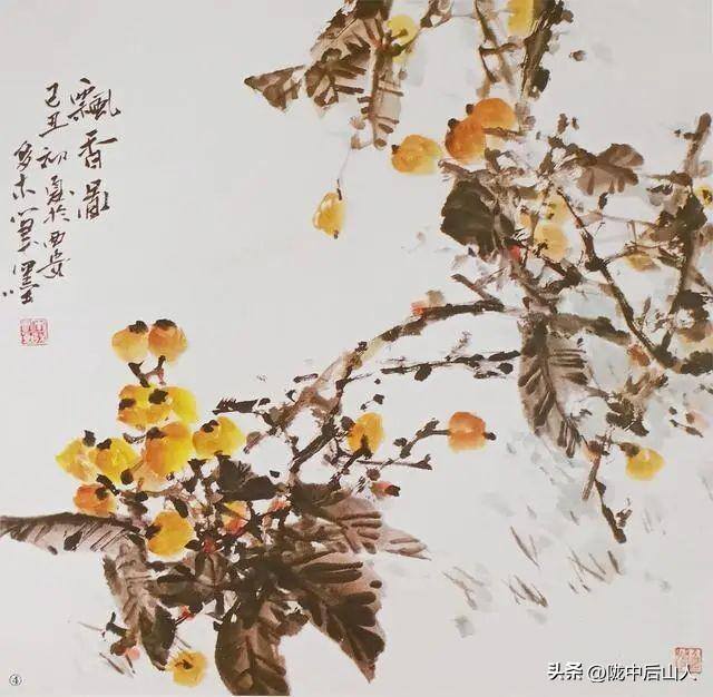 大树怎么画简单又漂亮（枇杷树的构图技巧）