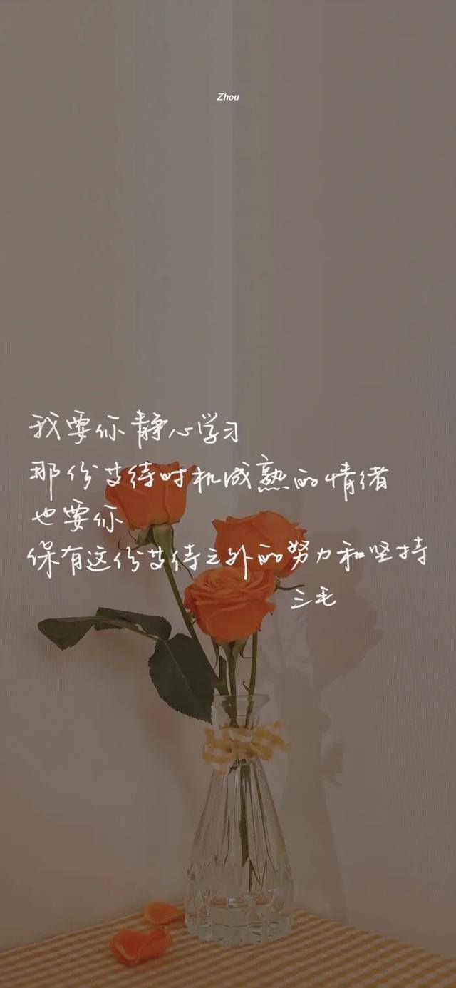 自律手机壁纸（学生党福利！自律壁纸！）
