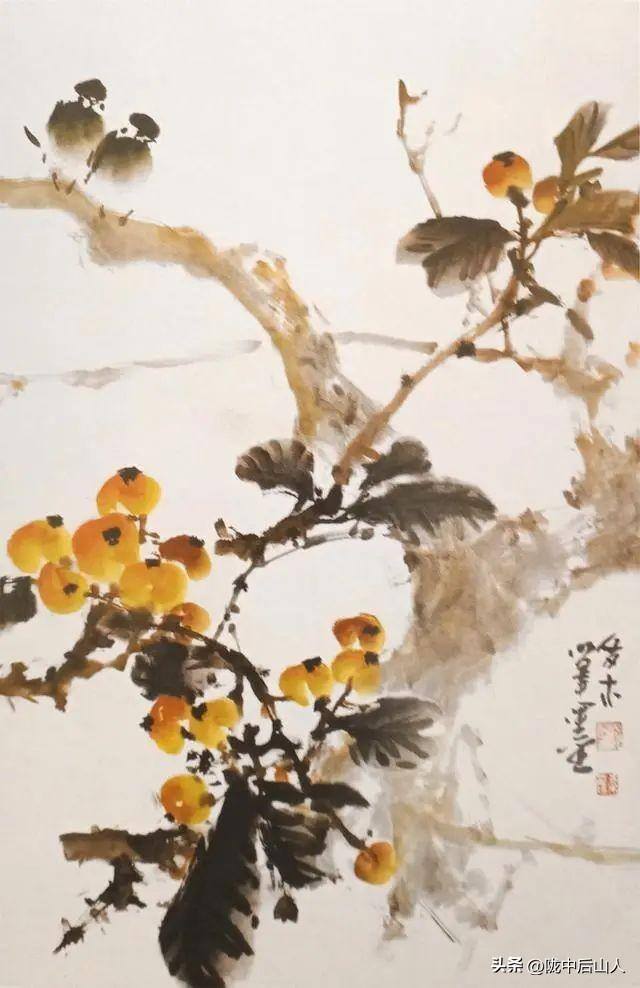 大树怎么画简单又漂亮（枇杷树的构图技巧）