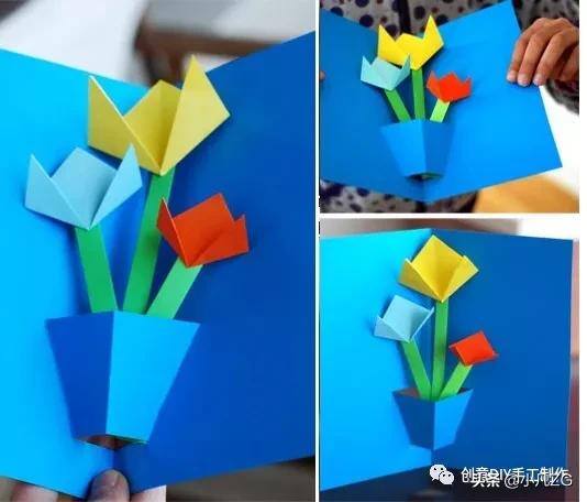 亲子手工制作（3款适合小朋友的手工花教程）