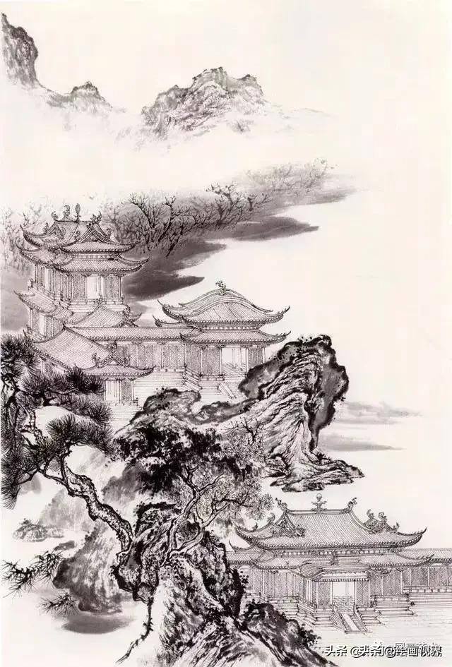 房子画画（房屋的绘制不求精准，但求意趣，信手而画更添灵动）
