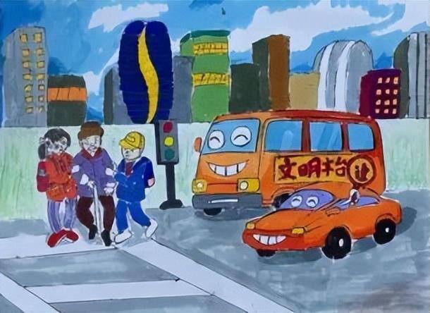 创建文明城市主题绘画（北京市丰台区师范学校附属小学一年级6班裴艺术作品征集活动圆满落幕）