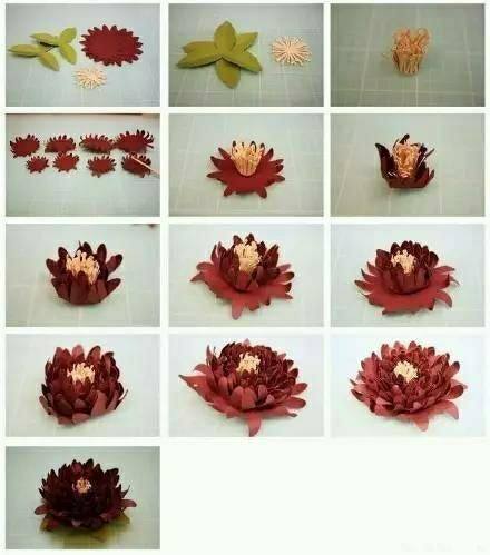 手工做花（手把手教你做一朵好看的纸花）