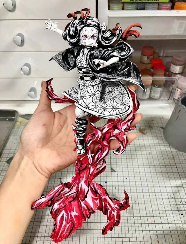 手办行业真不好干（如何将手办做成和动漫一模一样的样子？网友：涂装界扛把子！）