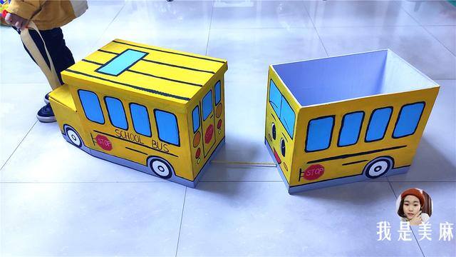 简易纸箱手工玩具（这一年来，给儿子做的最好玩的几个玩具）