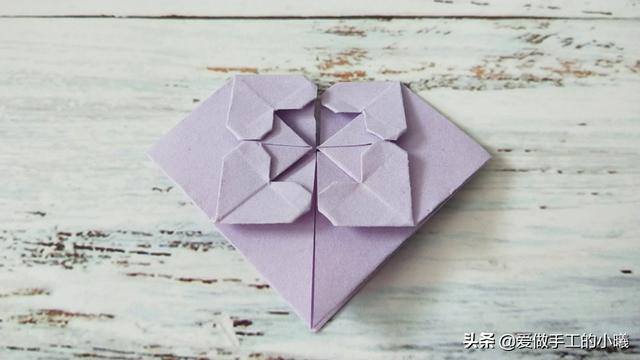 爱心怎么做 手工（别致爱心折纸图解教程）