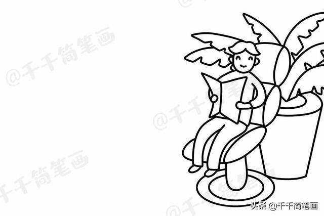 简笔画简单好看易画（亲子涂色画之科幻宇航员）