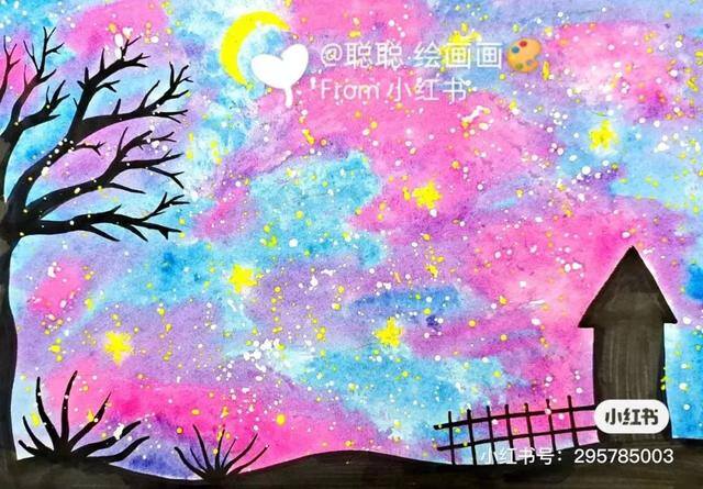 春夏秋冬的画又简单又漂亮（小朋友的线描作品欣赏）