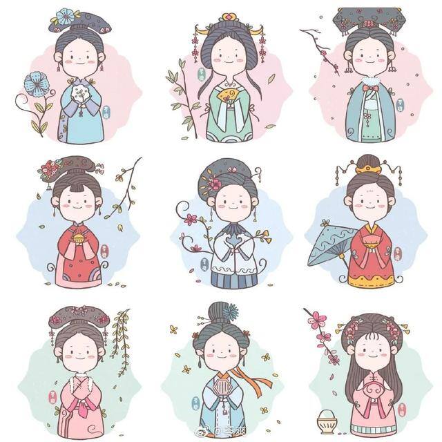 古风女子绘画（手残党也能轻松学会画古风人物！）