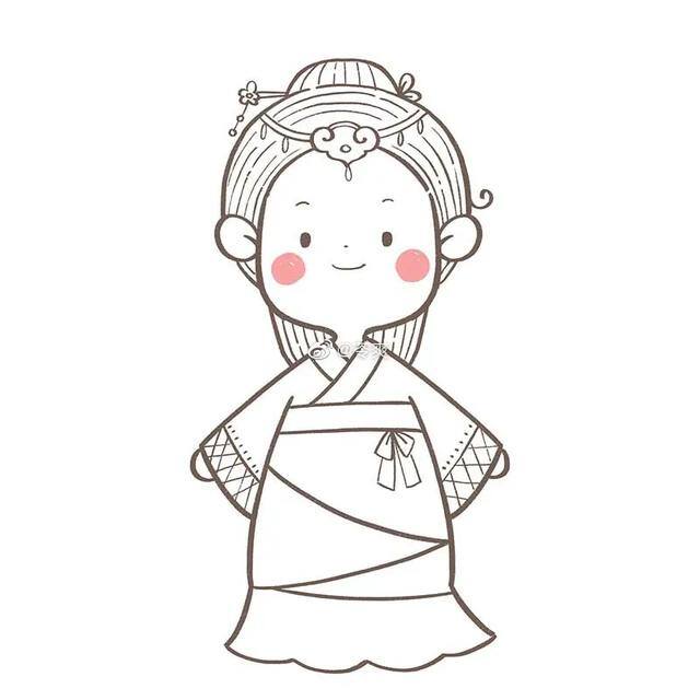 古风女子绘画（手残党也能轻松学会画古风人物！）