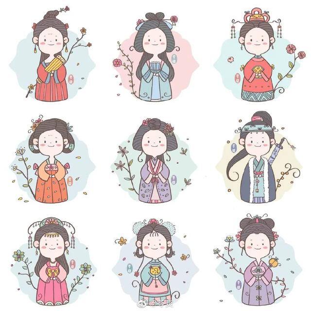 古风女子绘画（手残党也能轻松学会画古风人物！）