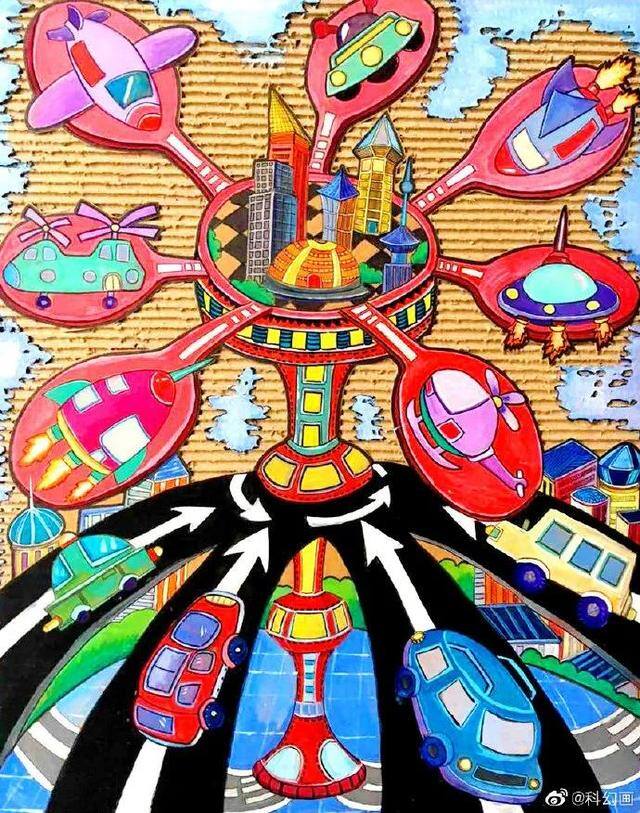 科幻儿童画（科幻画作品解说）