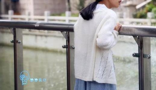 手工活拿回家做（棒针马海开衫，简简单单的一款小开衫，完全按图解编织就可以）