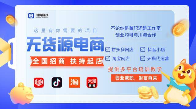 加盟代理好项目（拼多多无货源店群玩法）