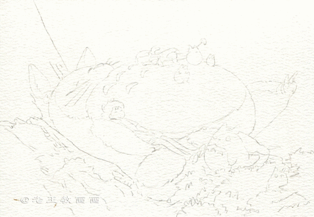 怎样画画才好看（水彩龙猫的画法）