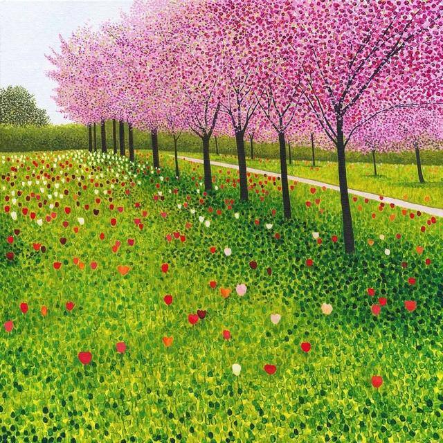 画画怎么赚钱（点彩画家susanentwistle，一个自学成才的艺术家）