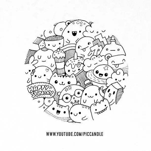 绘画图片大全简单漂亮（蠢萌蠢萌的小鸡蛋，简单易学！）