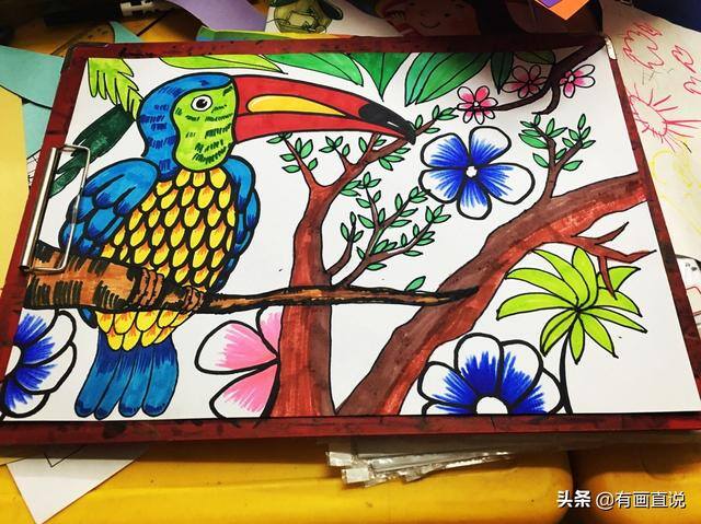 儿童画画图片（学习儿童画的好处）