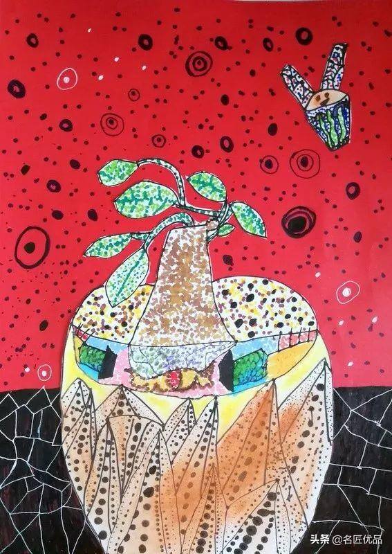 简单的绘画作品（手把手教你画彩虹，简单又有趣！）