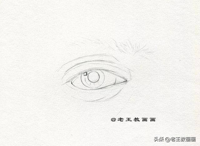 好看的眼睛怎么画（教你画一幅素描眼睛）