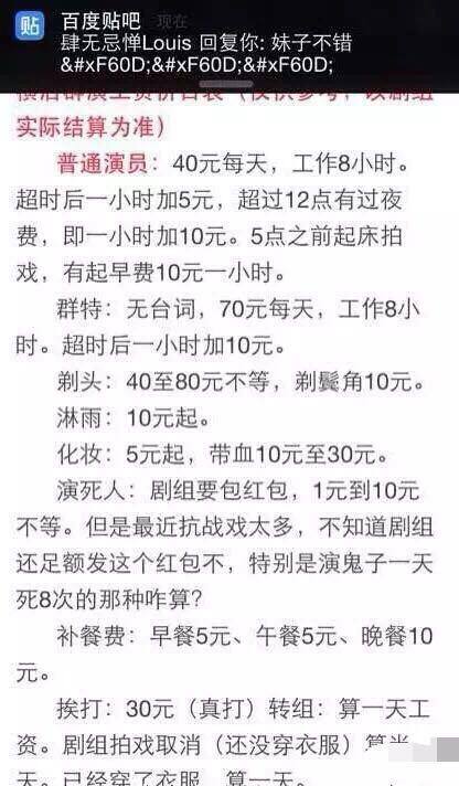 跑龙套一天能挣多少钱（演员跑龙套，网友：连叫花子都比这强！）