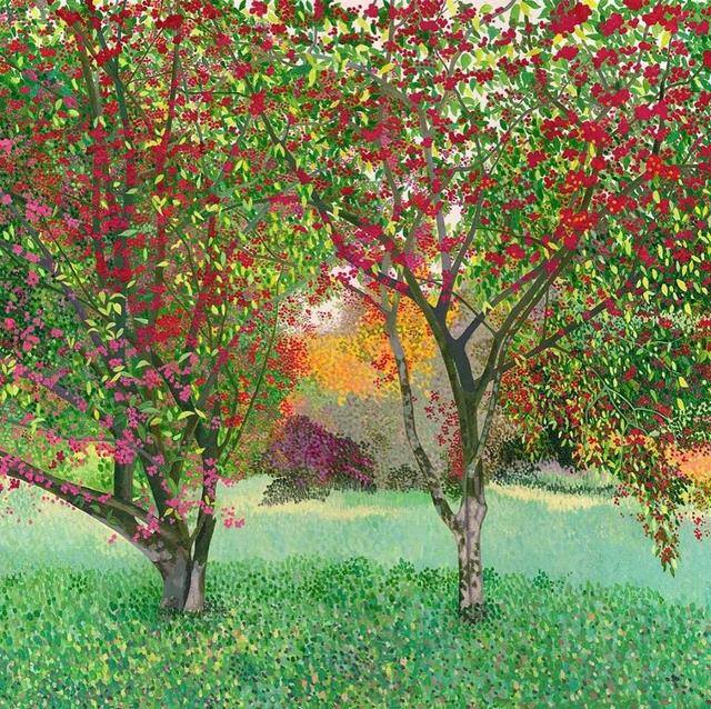 画画怎么赚钱（点彩画家susanentwistle，一个自学成才的艺术家）