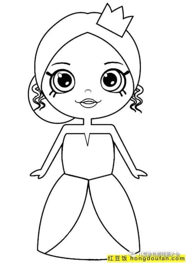 简单又漂亮的花绘画（如何为孩子画一个女孩）