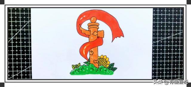 儿童简易画画大全（国庆节主题画教程）