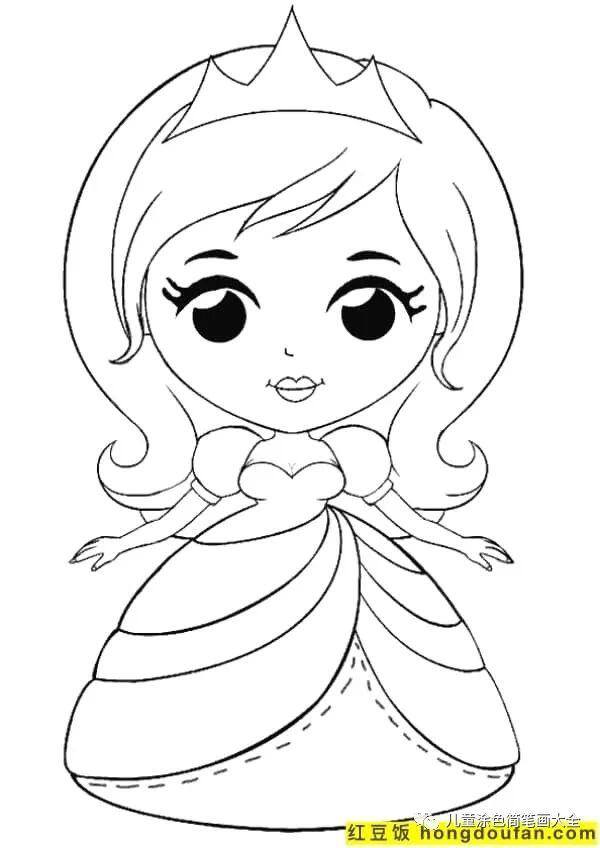 简单又漂亮的花绘画（如何为孩子画一个女孩）