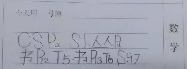 cs是什么网络流行语（小学作业布置暗号）