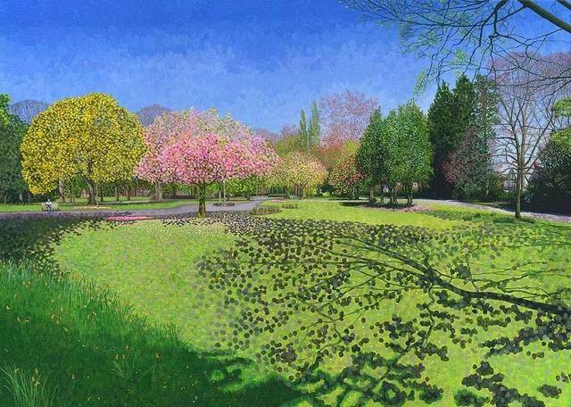 画画怎么赚钱（点彩画家susanentwistle，一个自学成才的艺术家）