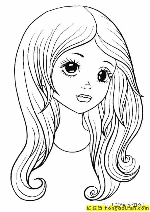 简单又漂亮的花绘画（如何为孩子画一个女孩）