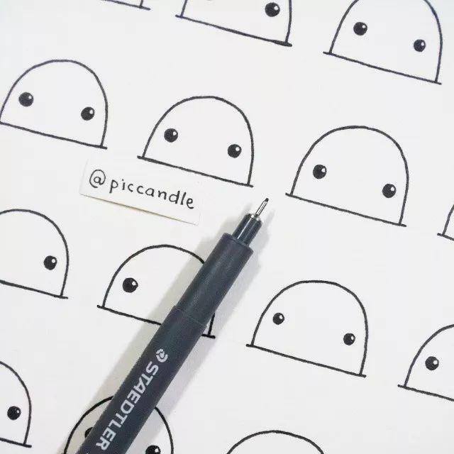 绘画图片大全简单漂亮（蠢萌蠢萌的小鸡蛋，简单易学！）