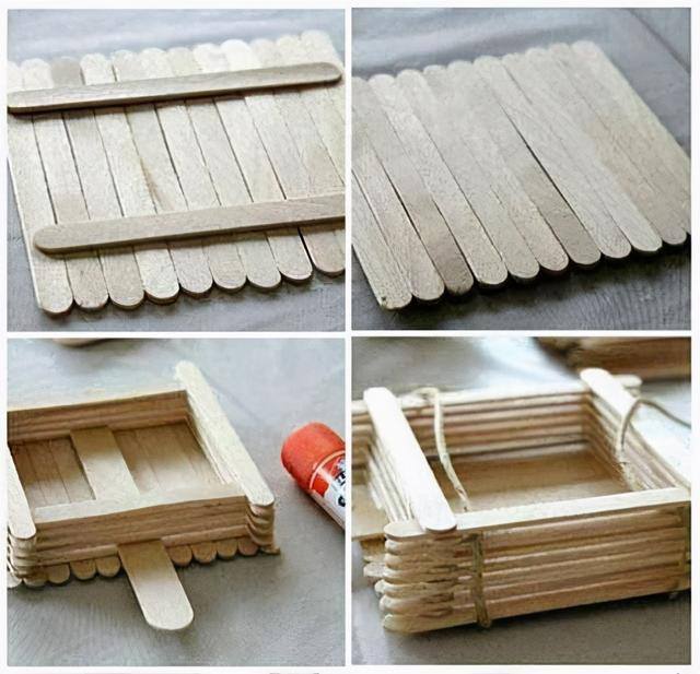 精美手工制作（30多个用冰棒棍制作的精湛工艺品）