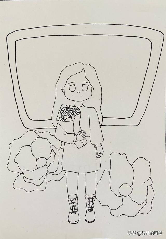 教师节绘画简单好看（老师，您辛苦了）