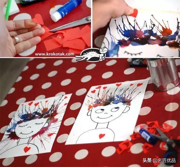 简单的绘画作品（手把手教你画彩虹，简单又有趣！）