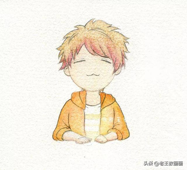 怎么画画（简笔画男孩（附过程））