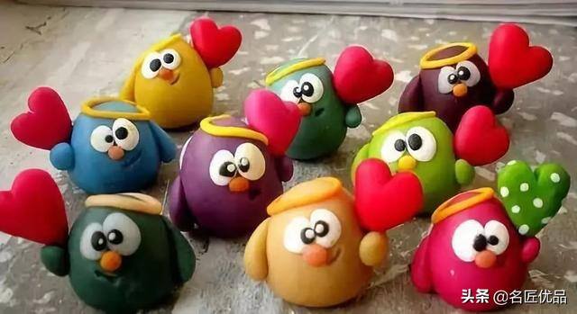 儿童手工粘土最简单（幼儿园手工教程：黏土手工，萌化了！）