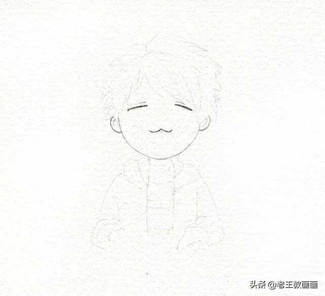 怎么画画（简笔画男孩（附过程））
