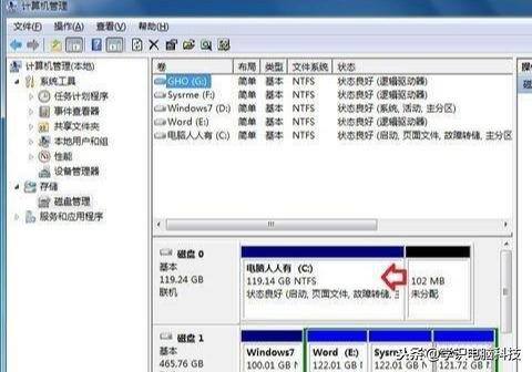 电脑怎么合盘（win7系统合并硬盘分区的方法）