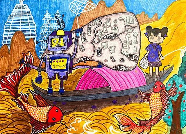 环保绘画简单又漂亮一等奖（全市中小学生环保绘画大赛作品赏析）