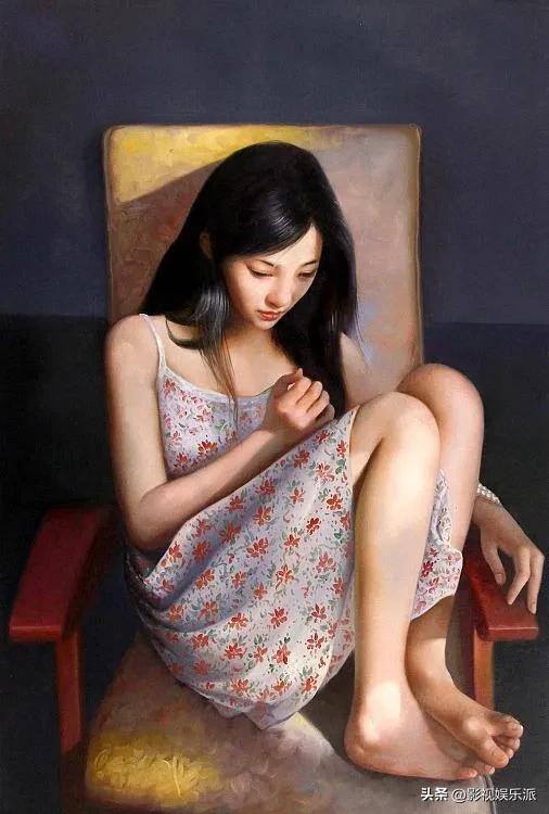 画一个漂亮的女生（这些油画中的东方女孩柔和细腻，太漂亮了！）