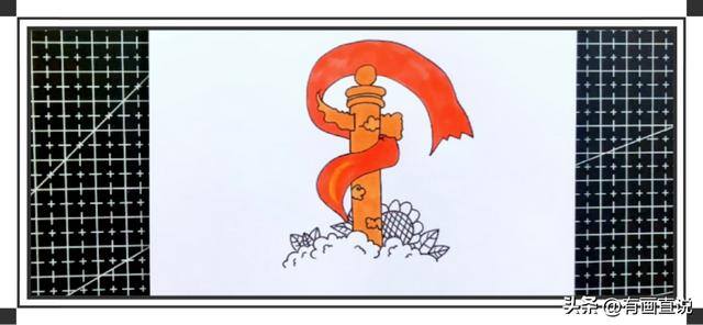 儿童简易画画大全（国庆节主题画教程）