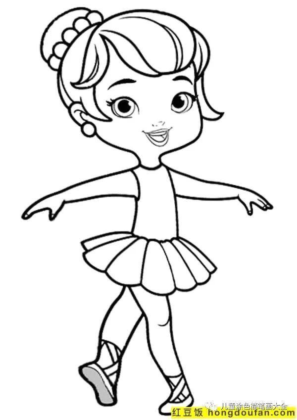 简单又漂亮的花绘画（如何为孩子画一个女孩）