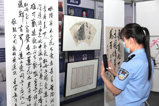 廉洁文化绘画（咸阳市公安局举办“喜迎二十大清廉担使命”主题廉洁文化书画作品展）