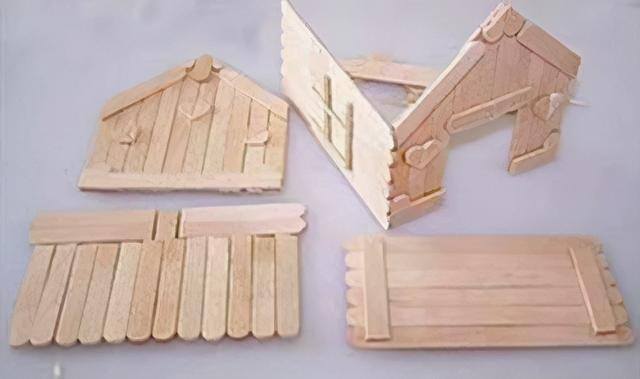 精美手工制作（30多个用冰棒棍制作的精湛工艺品）