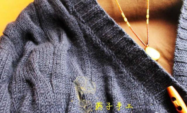 手工活拿回家做（棒针马海开衫，简简单单的一款小开衫，完全按图解编织就可以）