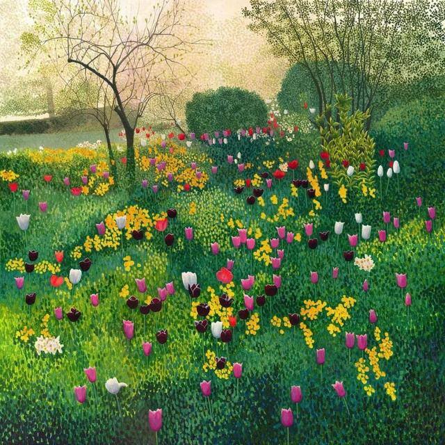 画画怎么赚钱（点彩画家susanentwistle，一个自学成才的艺术家）
