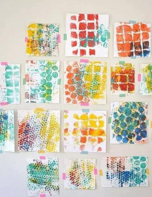 儿童手工大全（幼儿园手工拓印，让孩子爱上艺术）